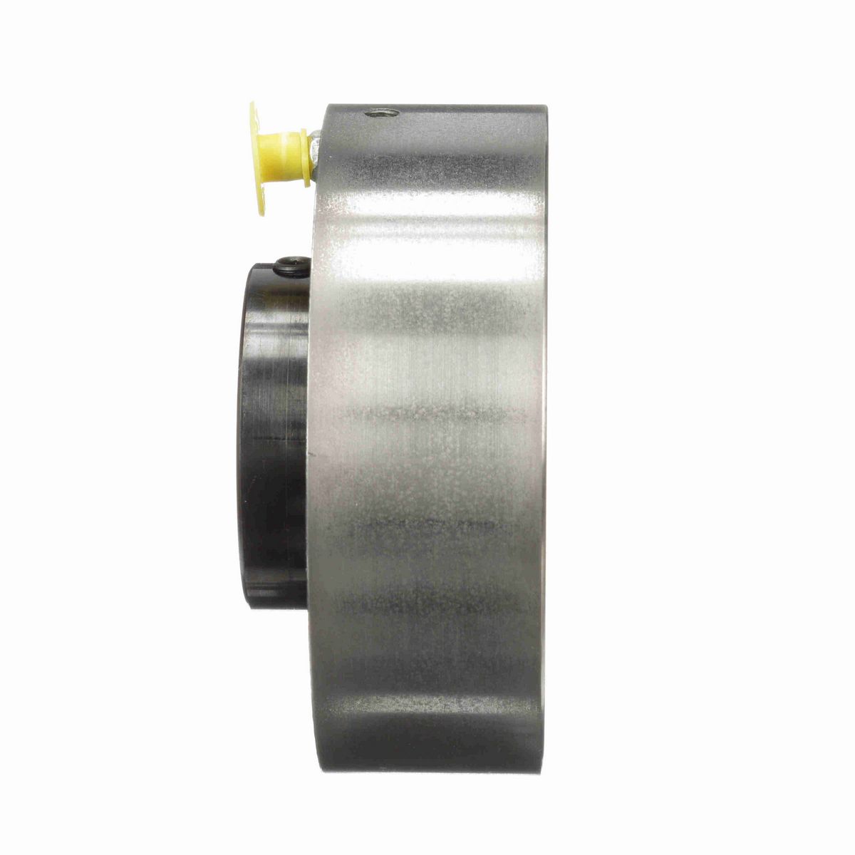 Sealmaster Mounted Cast Iron Cylindrical Cartridge Ball Bearing - 52100 Bearing Steel, Black Oxided - Setscrew Lock - SC-28