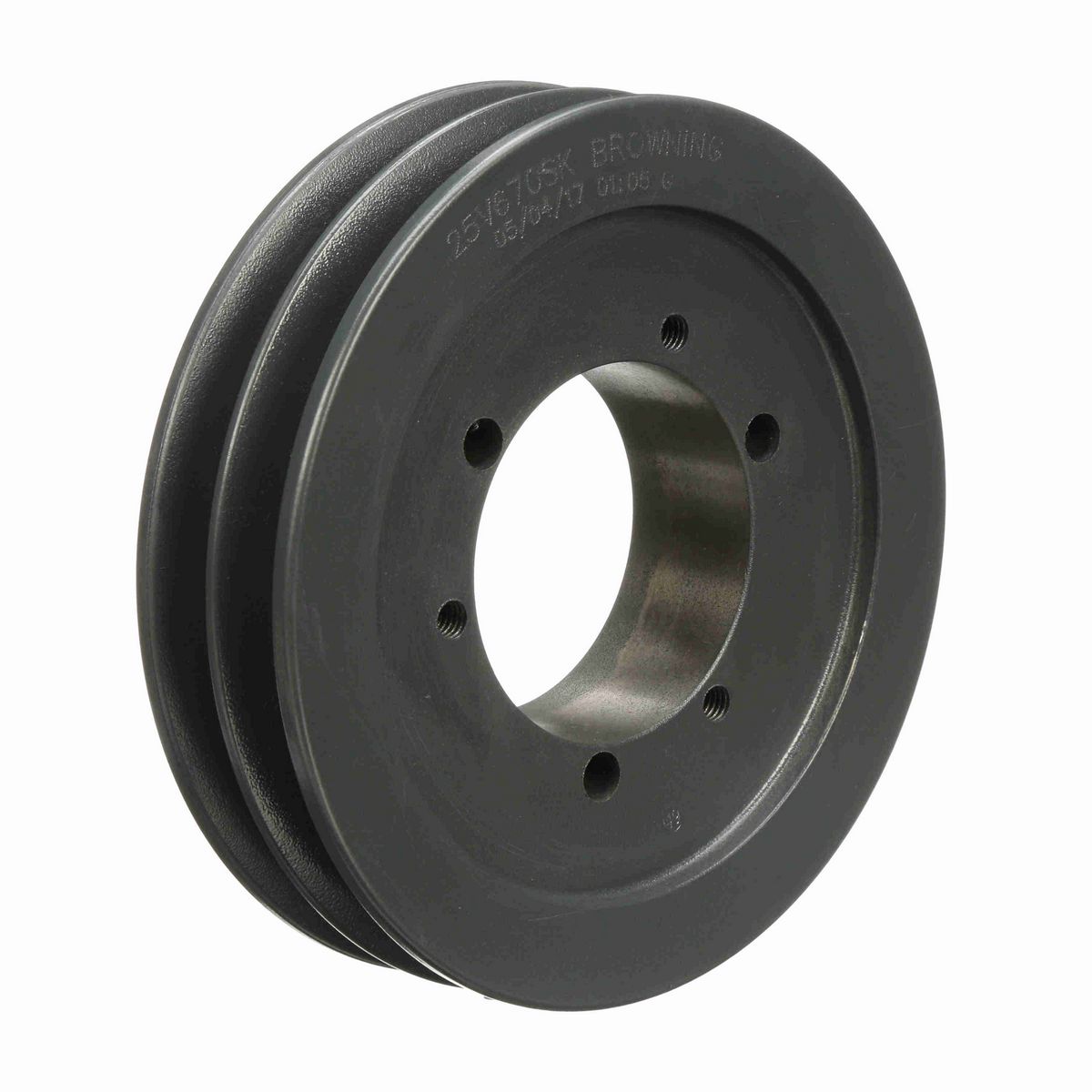 Browning 2 Groove Cast Iron Bushed Bore Multiple Sheave - 25V670SK