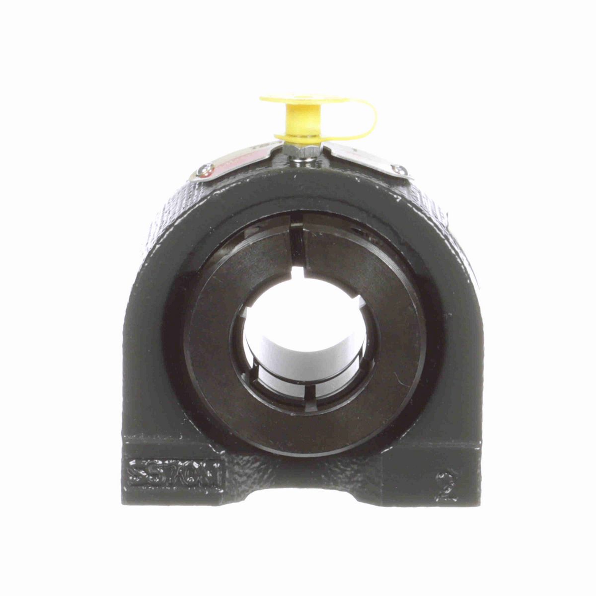 Sealmaster Mounted Cast Iron Tapped Base Pillow Block Ball Bearing - 52100 Bearing Steel, Black Oxided - Concentric Lock - TB-16T