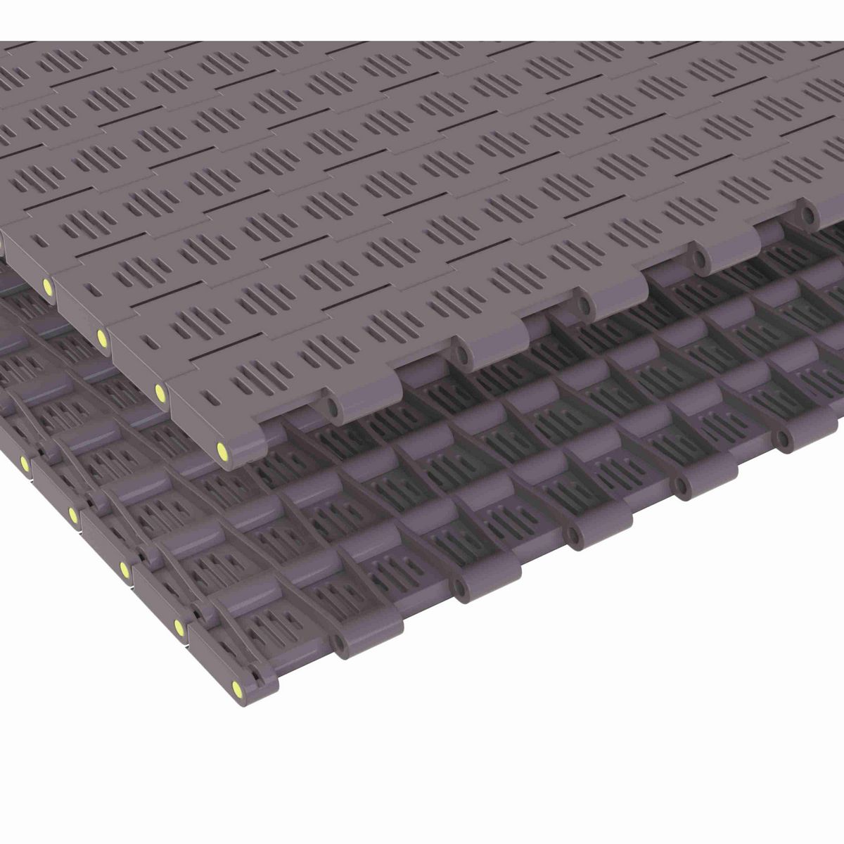 Rexnord 5706 Straight Running Flush Grid, Material: Brown High Performance, Width: 15in, Pitch: 1.5in - 81416775