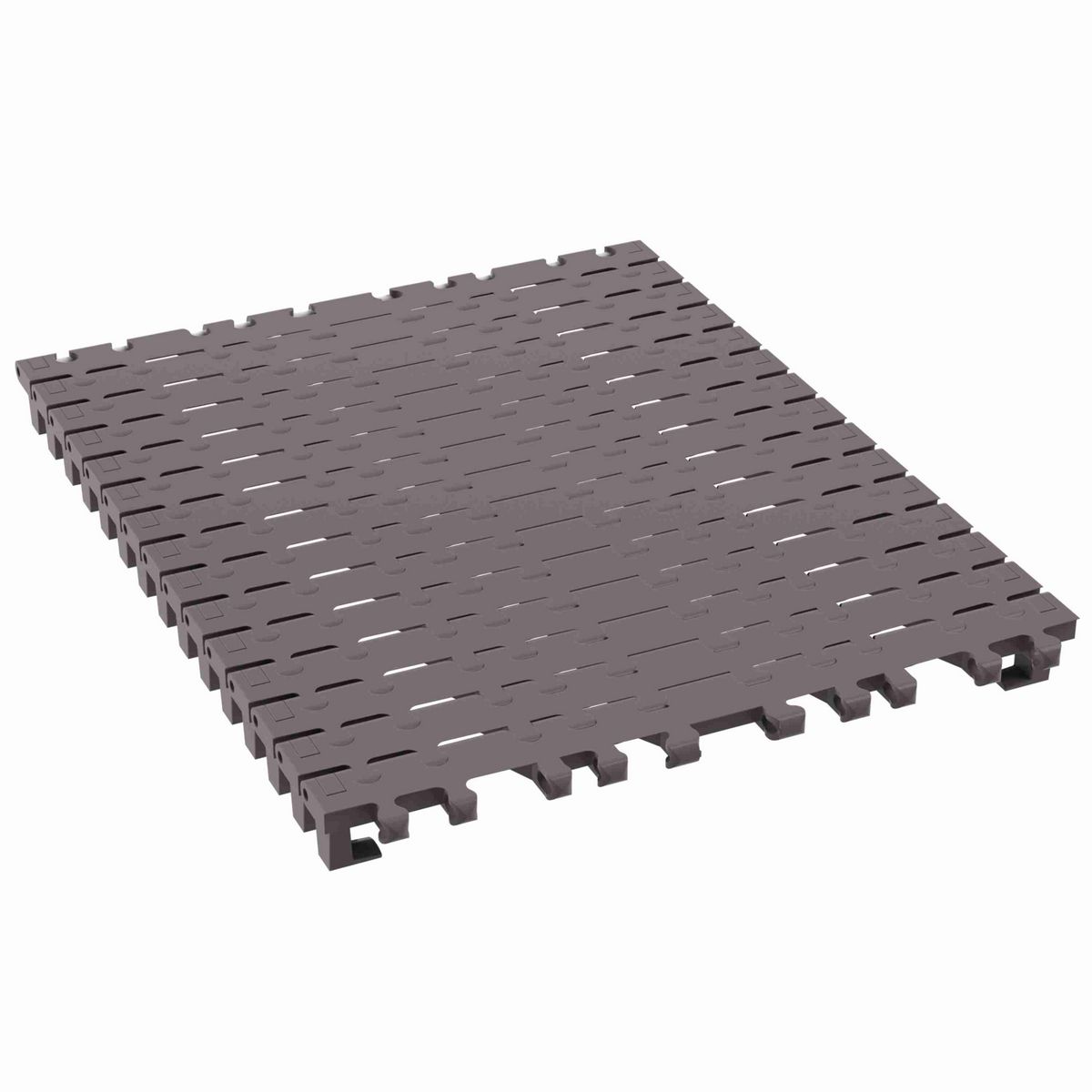 Rexnord 7956TAB Side-flexing Flush Grid, Material: Brown High Performance, Width: 15in, Pitch: 1.25in - 81450281
