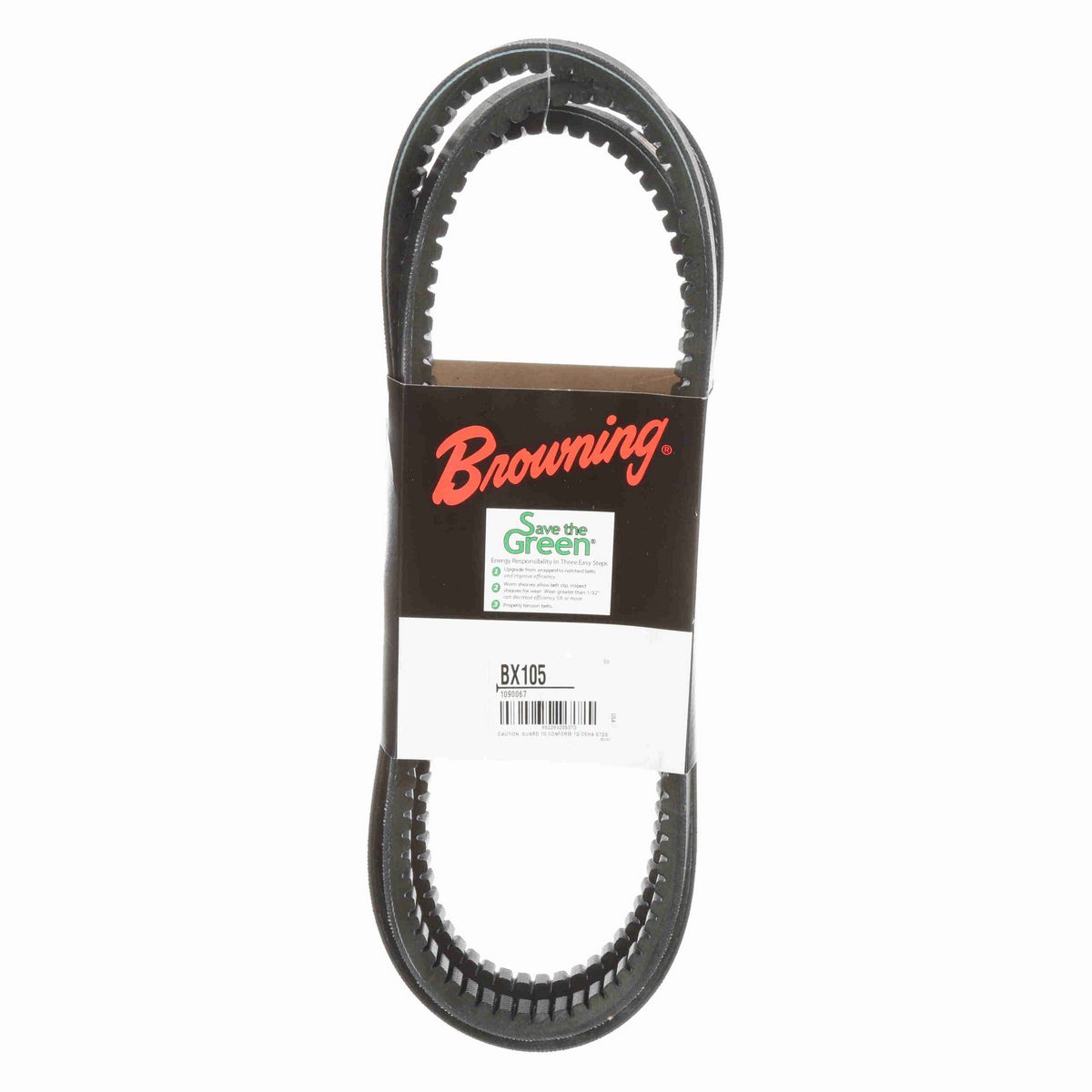 Browning EPDM Notched Belt 98% Efficient - BX105
