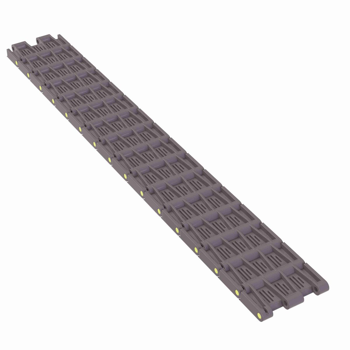 Rexnord 5706 Straight Running Flush Grid, Material: Brown High Performance, Width: 3.25in, Pitch: 1.5in - 81416771