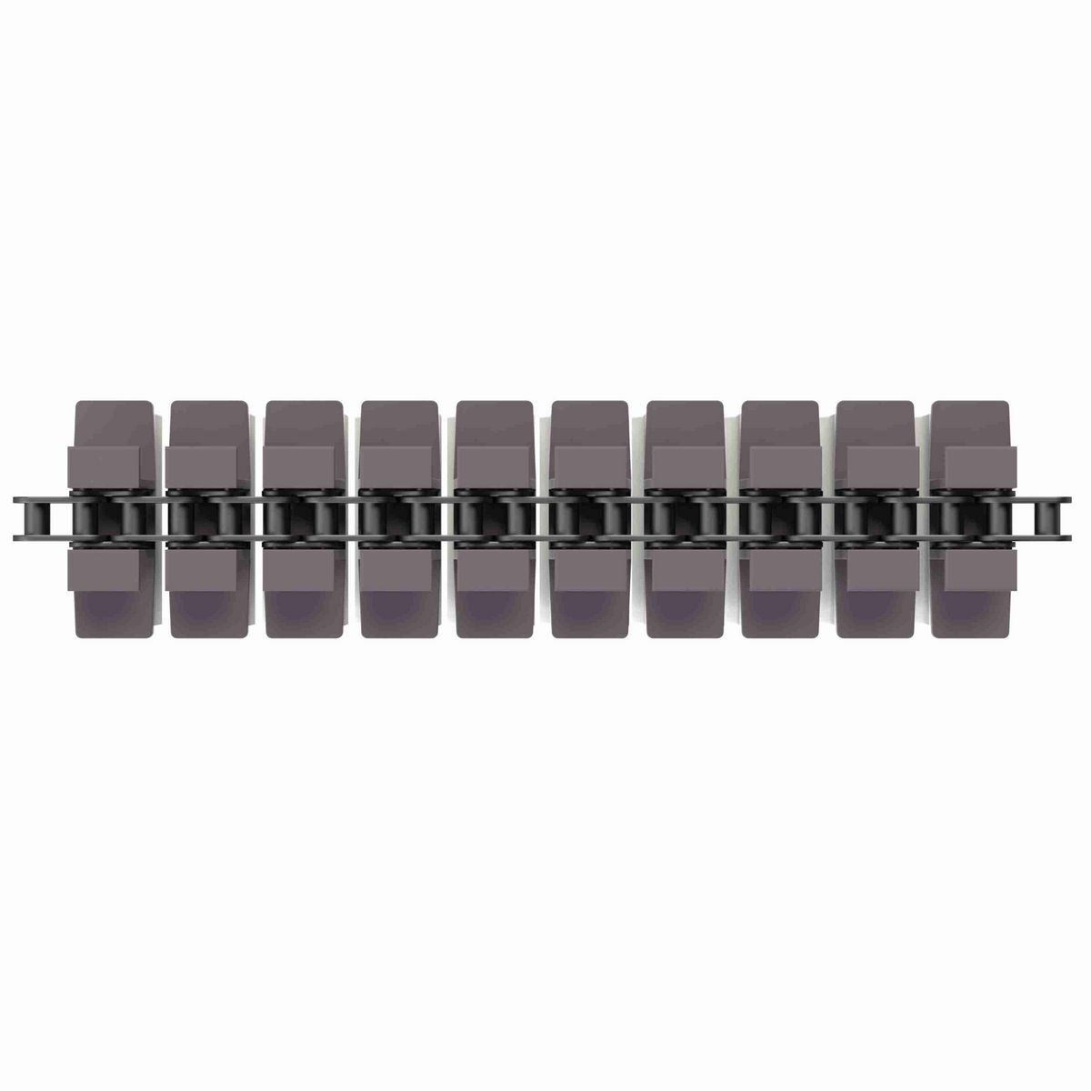 Rexnord 1873TAB SideGrip™ Side-flexing, Material: Brown High Performance, Width: 3.75in, Pitch: 1.5in - 81440052