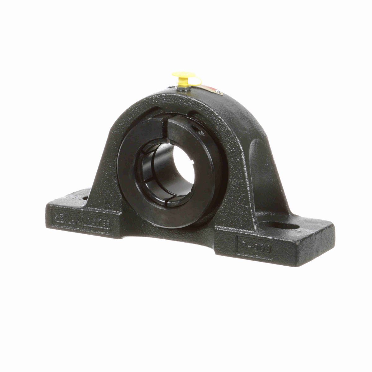 Sealmaster Mounted Cast Iron Two Bolt Pillow Block Ball Bearing - 52100 Bearing Steel, Black Oxided - Concentric Lock - MP-28T