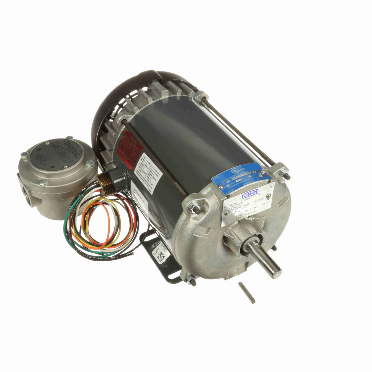 LEESON Explosion Proof Motor, 0.50 HP, 1 Ph, 60 Hz, 115/230 V, 1800 RPM, 56 Frame, EPFC - G654A