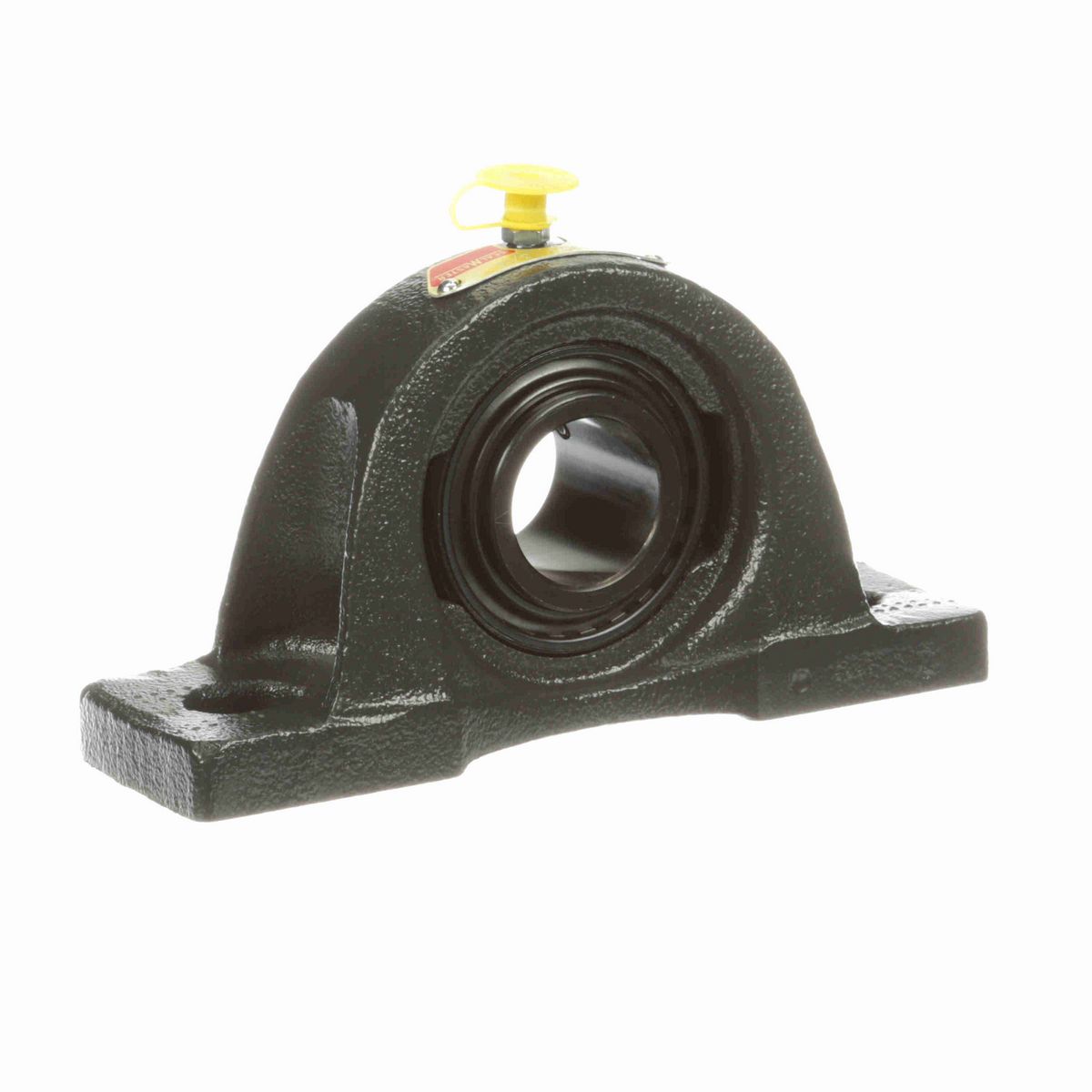 Sealmaster Mounted Cast Iron Two Bolt Low Base Pillow Block Ball Bearing - 52100 Bearing Steel, Black Oxided - Setscrew Lock - NPL-19C