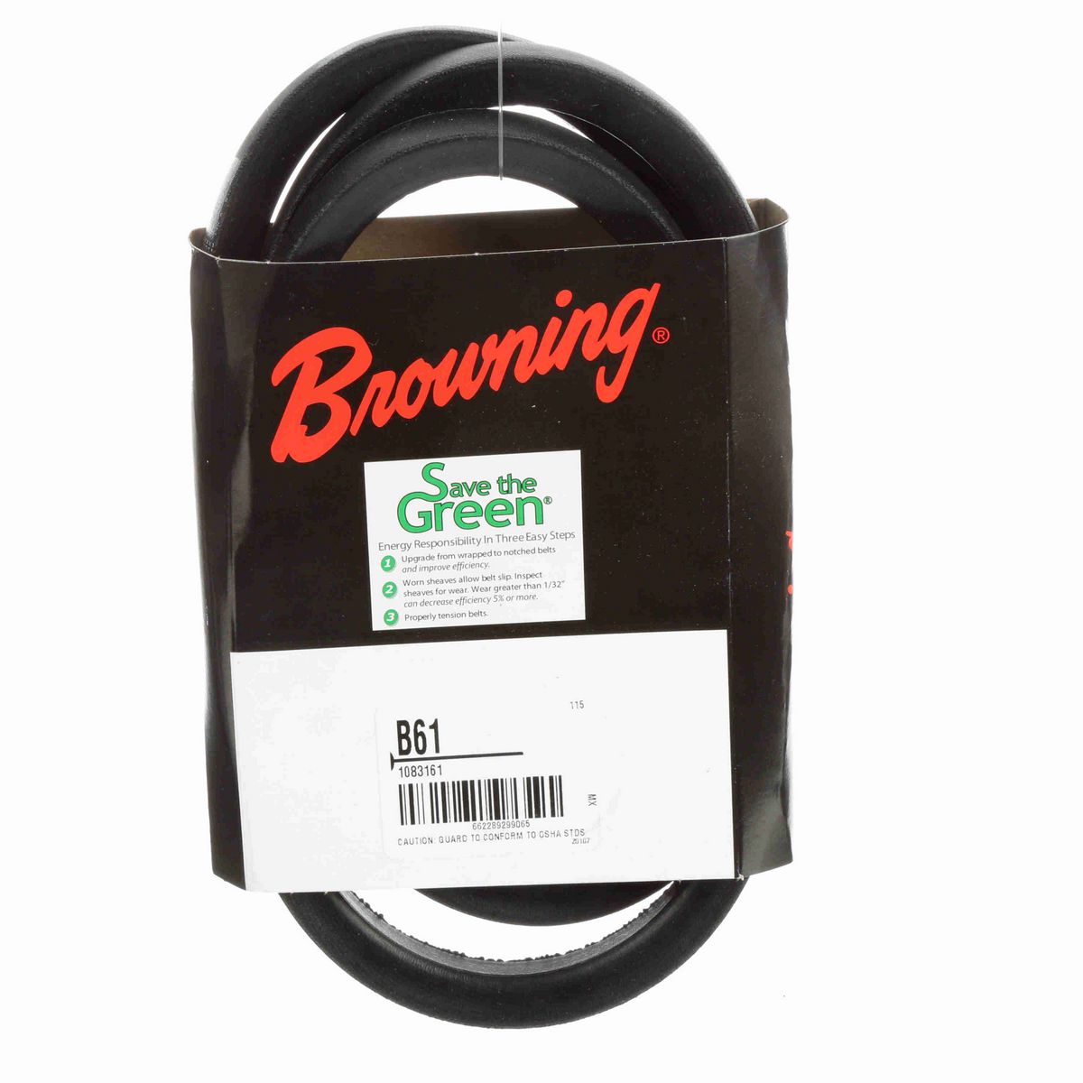 Browning Neoprene Wrapped Belt 95% Efficient - B61