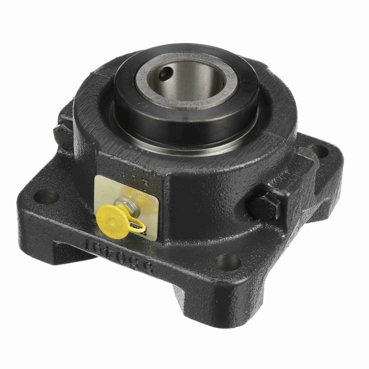 Sealmaster Mounted Cast Iron Four Bolt Flange Tapered Roller - 52100 Bearing Steel - Double Collar Mount Lock - RFB 108
