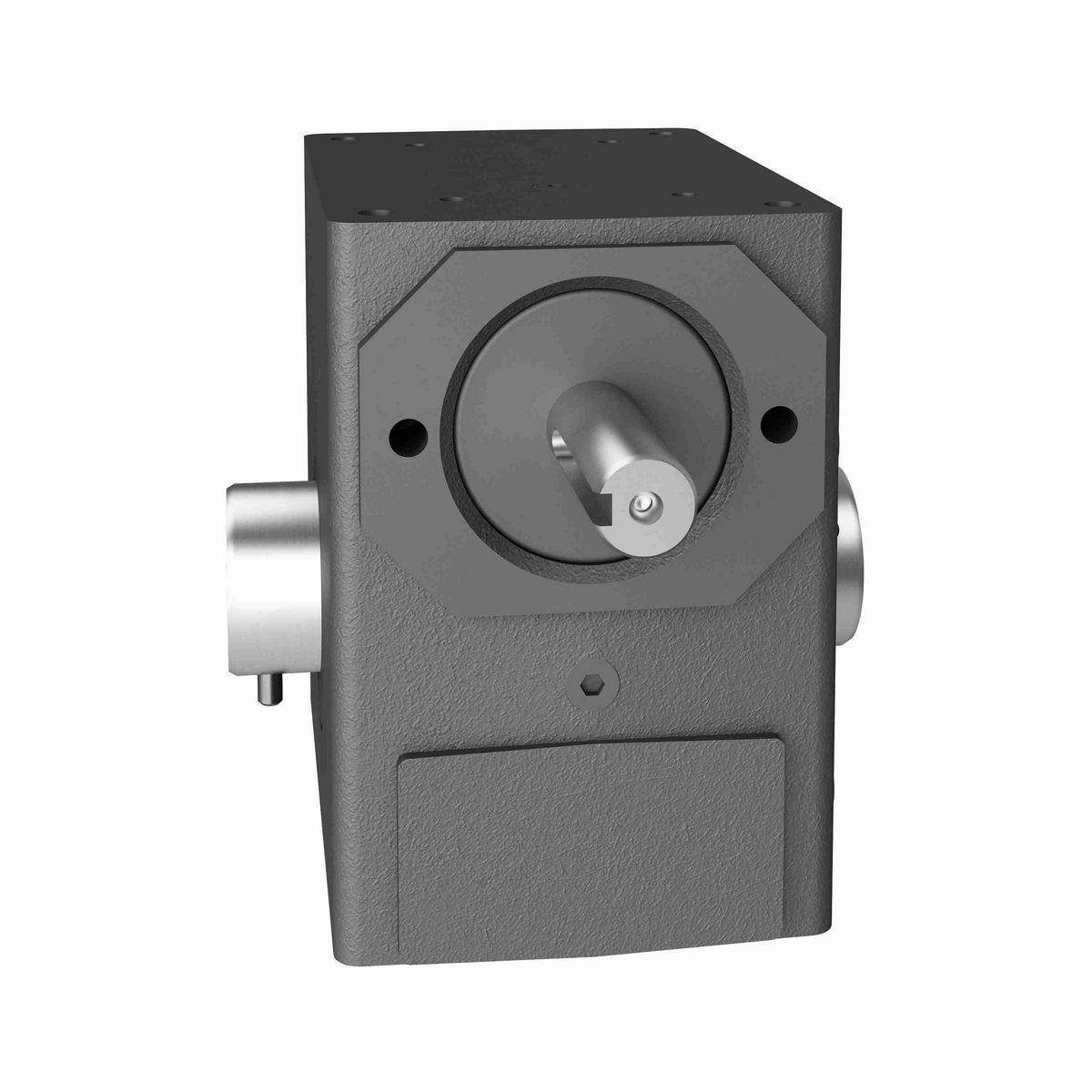 Hub City PowerCubeX Worm Gear Reducer Cast Iron Single-Reduction Worm Reducer - 182L 5/1 B WR 1.000