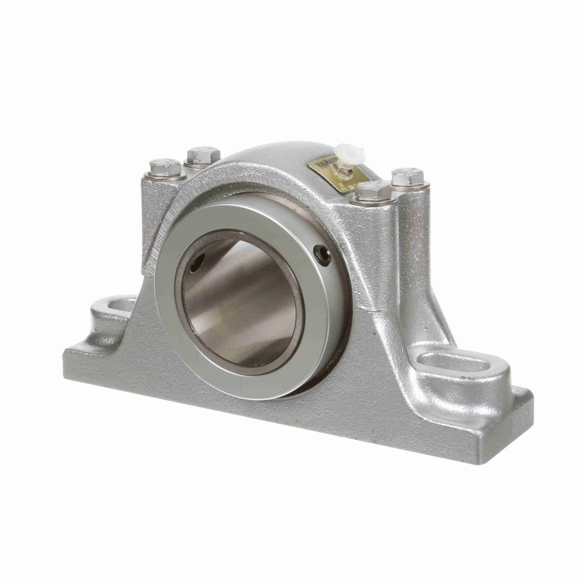 Sealmaster Mounted Flouropolymer Coated Cast Iron Two Bolt Pillow Block Tapered Roller - 52100 Bearing Steel - Double Collar Mount Lock - Corrosion Resistant - RPB 300-C2 CR