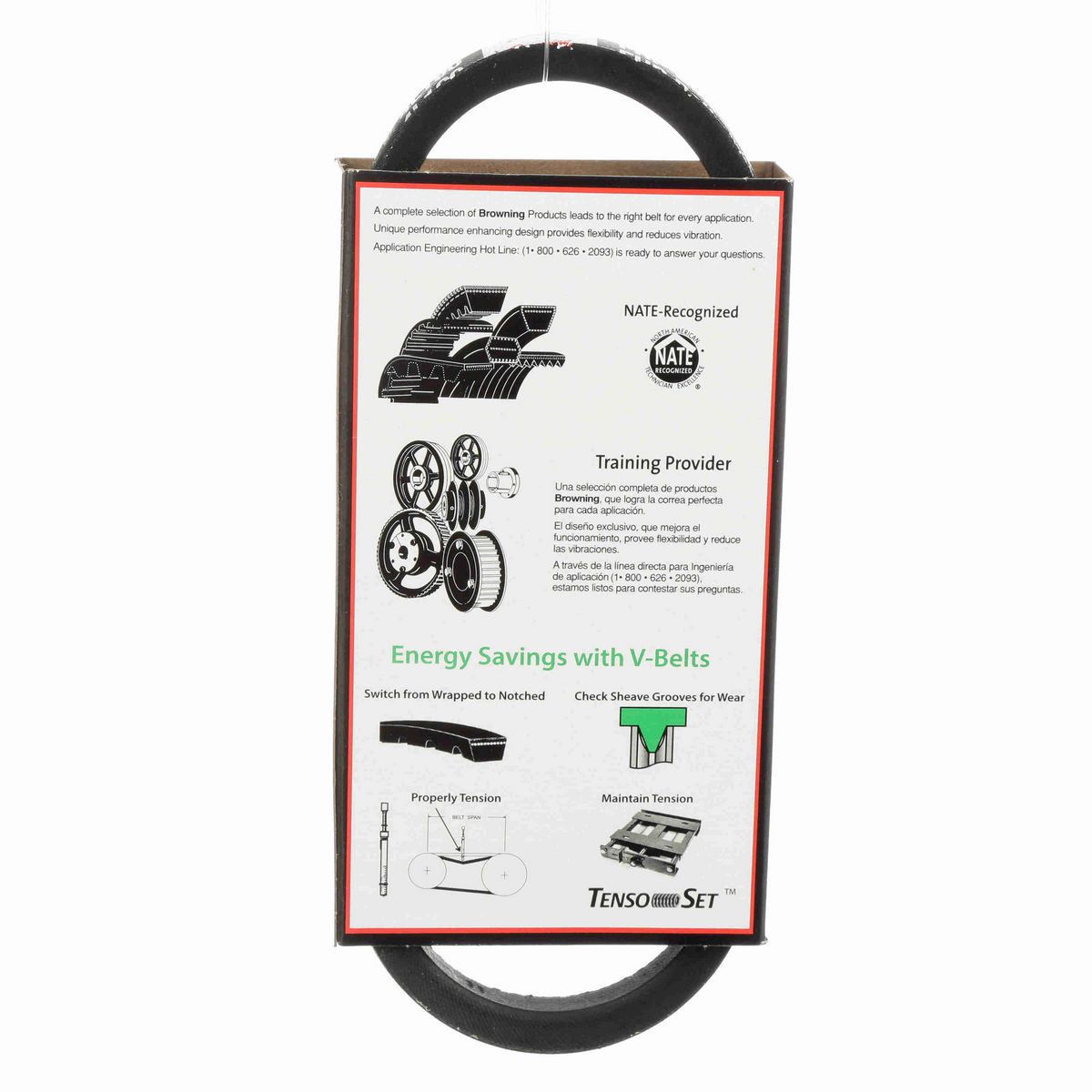 Browning Rubber FHP Belt - 4L190