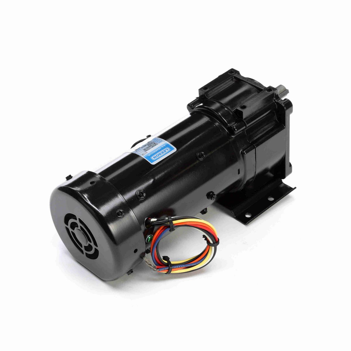 LEESON Parallel Shaft Gearmotor, 0.16 HP, 1 Ph, 60 Hz, 115 V, 16 RPM, 38 Frame, TEFC - M1145030.00