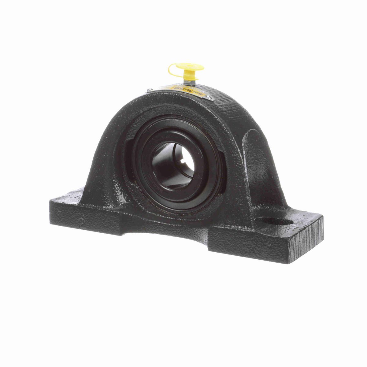 Sealmaster Mounted Cast Iron Two Bolt Pillow Block Ball Bearing - 52100 Bearing Steel, Black Oxided - Concentric Lock - Air Handling Housing Fit, Noise Tested - MP-19T CXU