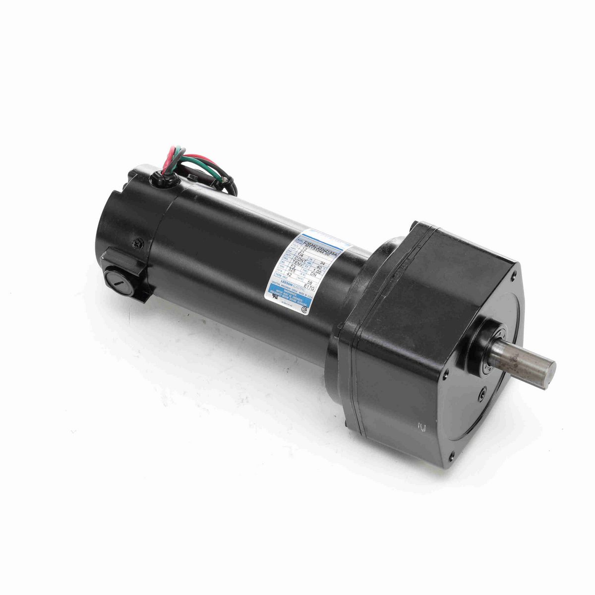 LEESON Parallel Shaft Gearmotor, 0.25 HP, 12 V, 42 RPM, 34 Frame, TENV - M1135244.00