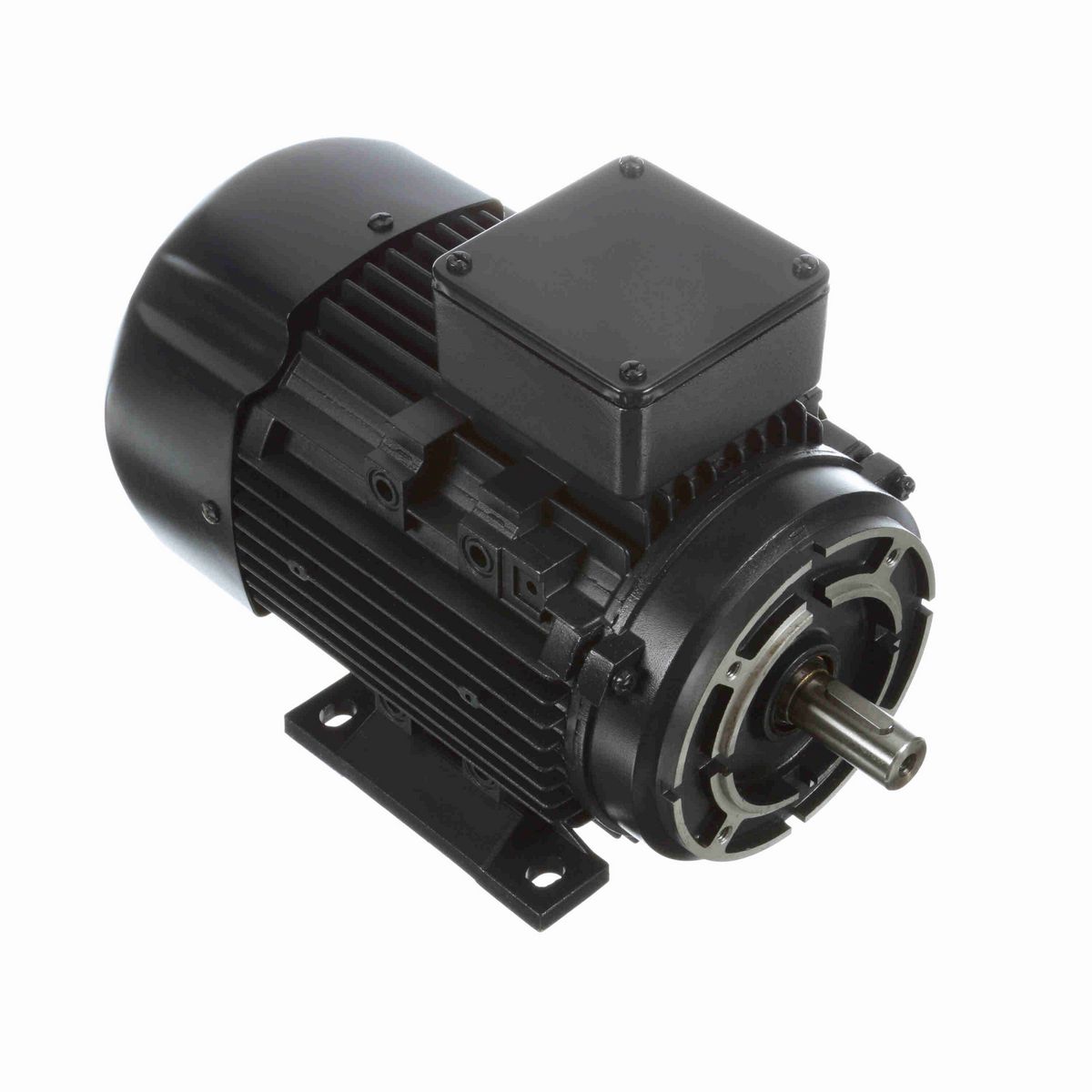 LEESON Aluminium Motor, 1 & 1 HP, 3 Ph, 60 & 50 Hz, 230/460 & 200/400 V, 1800 & 1500 RPM, 80C Frame, TEFC - R373A