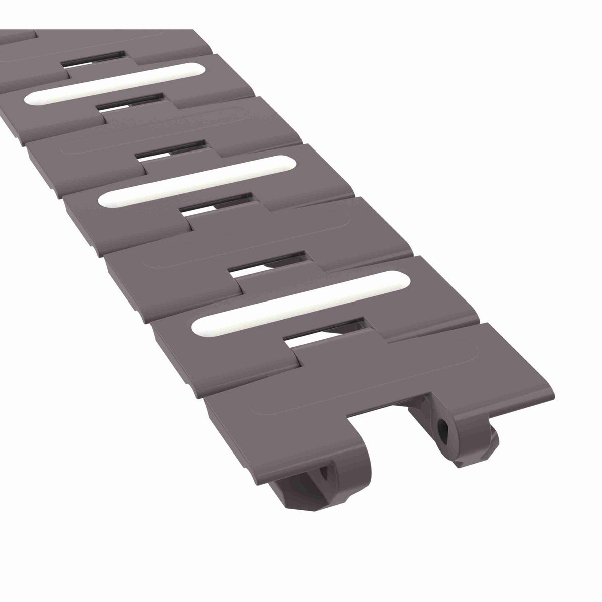 Rexnord 880TAB RubberTop® Side-flexing RubberTop®, Material: Brown High Performance, Width: 3.25in, Pitch: 1.5in - 81415981