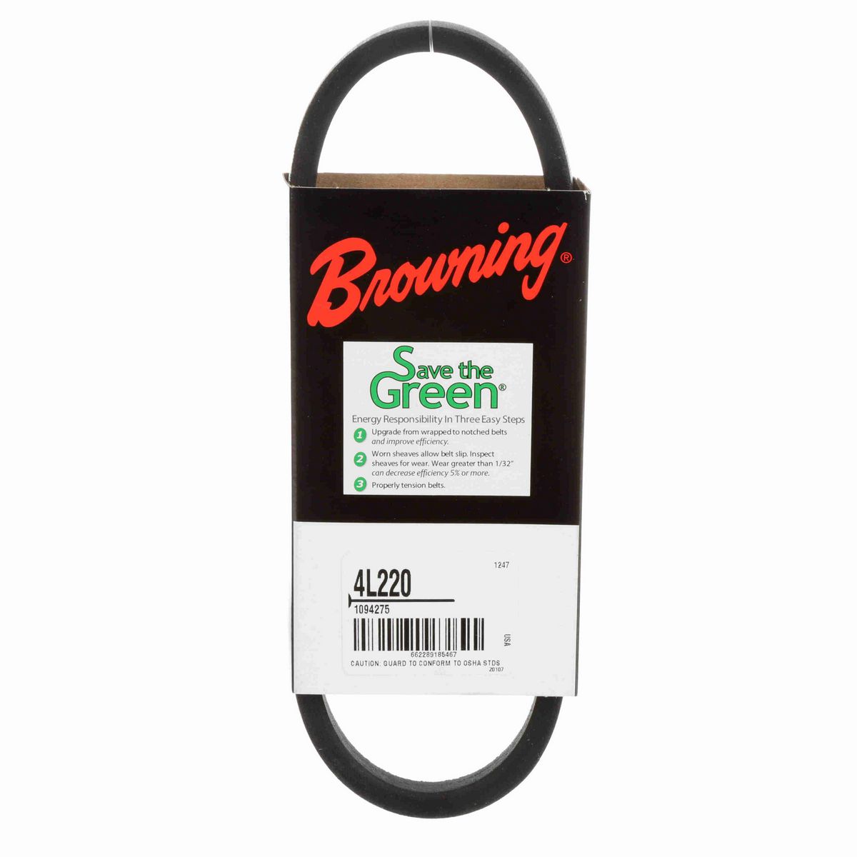 Browning Rubber FHP Belt - 4L220