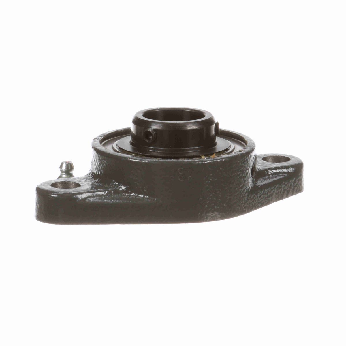 Sealmaster Mounted Cast Iron Two Bolt Flange Ball Bearing - 52100 Bearing Steel, Black Oxided - Setscrew Lock - SFTMH-16