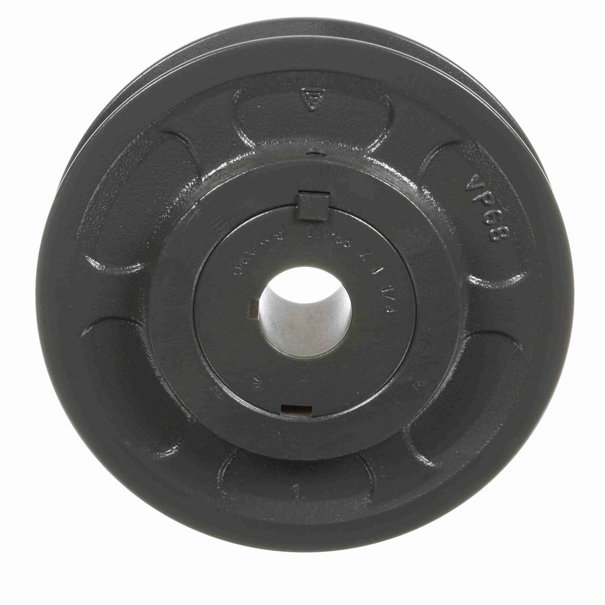 Browning 1 Groove Cast Iron Finish Bore FHP Variable Pitch Sheave - 1VP68X 1 1/8