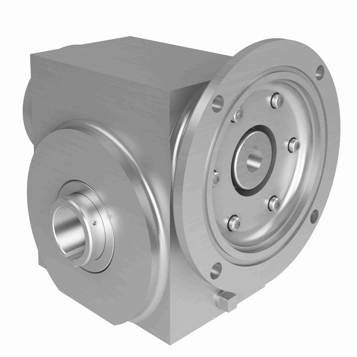 Hub City Cleanline Stainless Steel Worm Gear Reducer Stainless Steel Washdown Worm Reducer - SSW245 60/1 B WR 56C 1.188