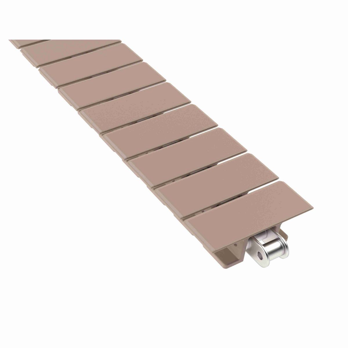 Rexnord 863TAB Straight Running Solid Top, Material: Tan Low Friction, Width: 3.25in, Pitch: 0.75in - 81402151