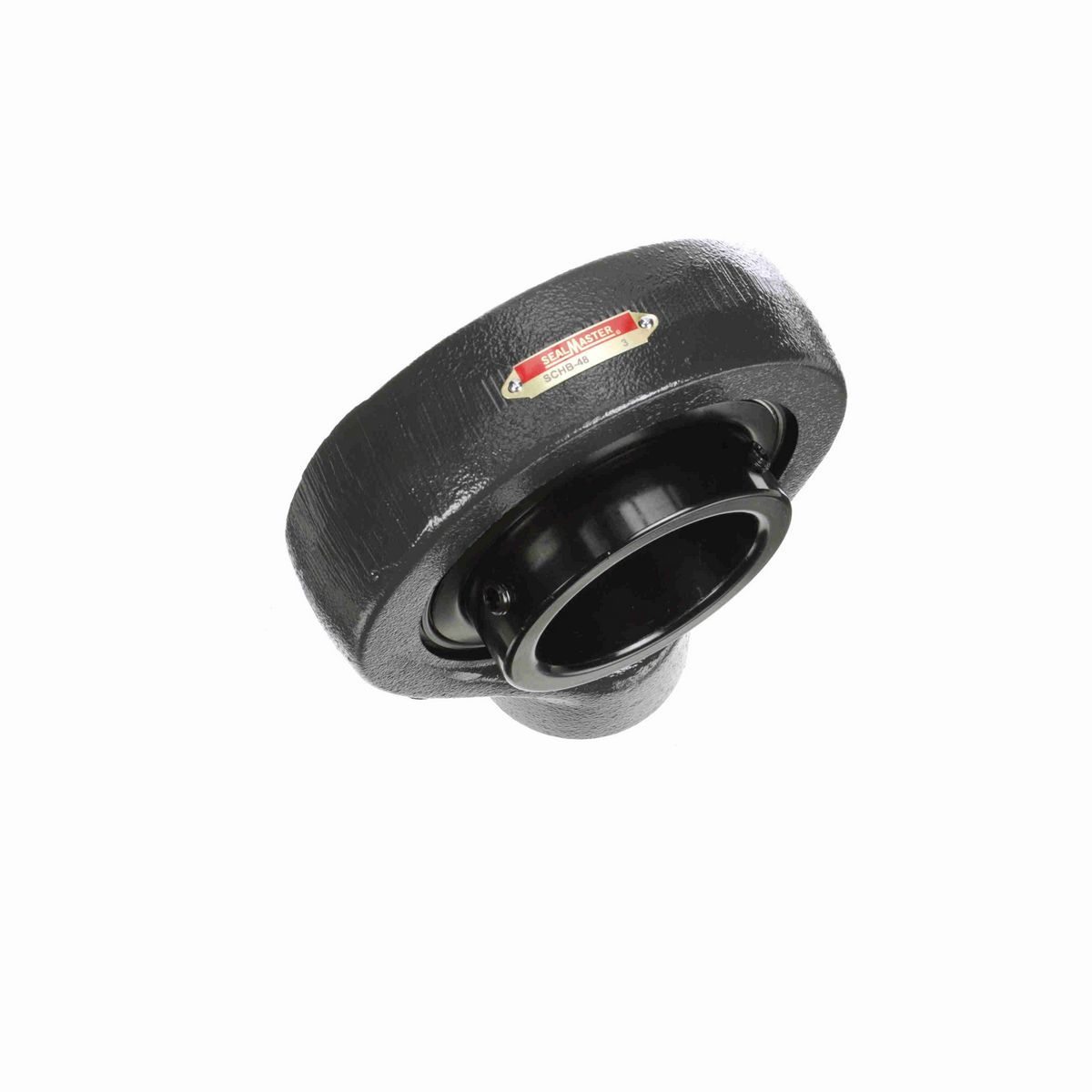 Sealmaster Mounted Ductile Iron Hanger Unit Ball Bearing - 52100 Bearing Steel, Black Oxided - Setscrew Lock - SCHB-48
