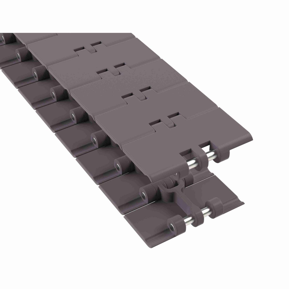 Rexnord 820 Straight Running Solid Top, Material: Brown High Performance, Width: 3.25in, Pitch: 1.5in - 81400011