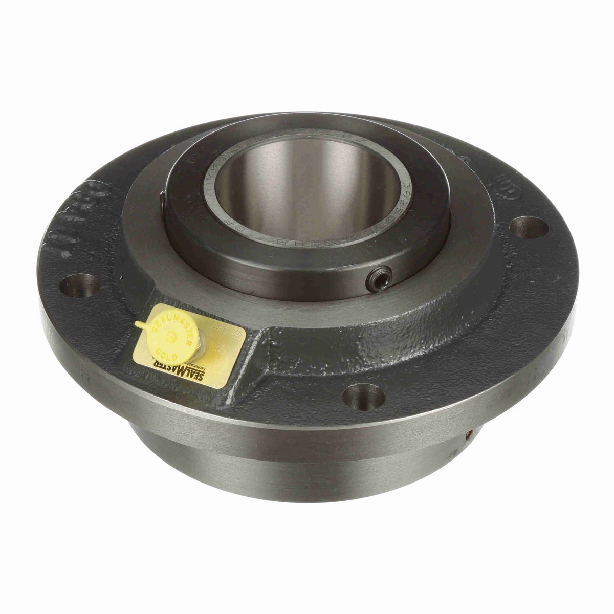 Sealmaster Mounted Cast Iron Piloted Flange Tapered Roller - 52100 Bearing Steel - Double Collar Mount Lock - EFP 208