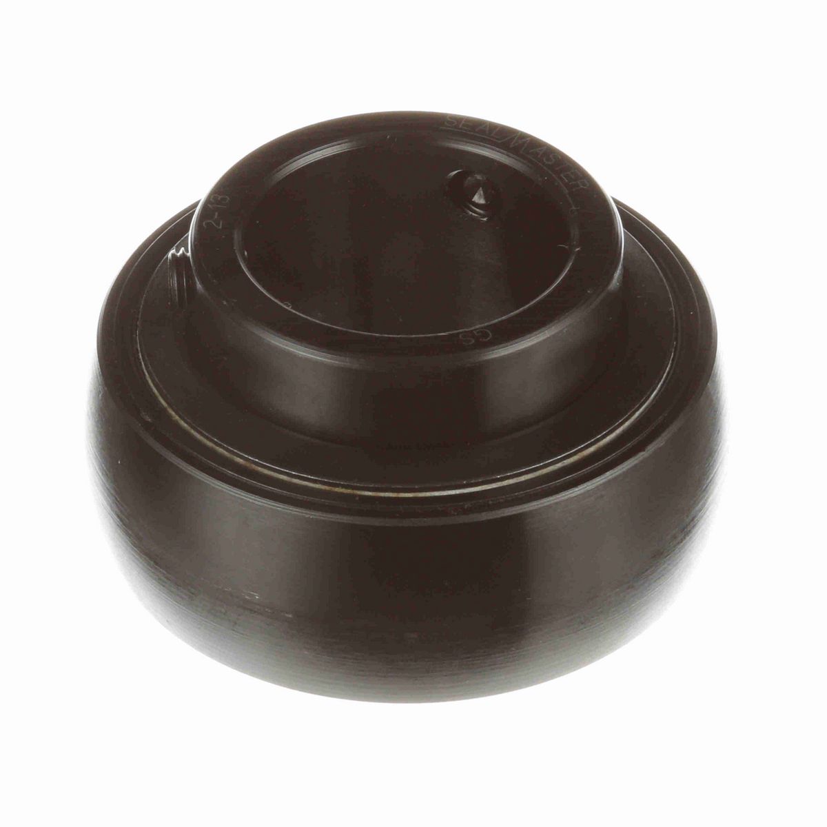 Sealmaster Mounted Insert Only Ball Bearing - 52100 Bearing Steel, Black Oxided - Setscrew Lock - 2-13