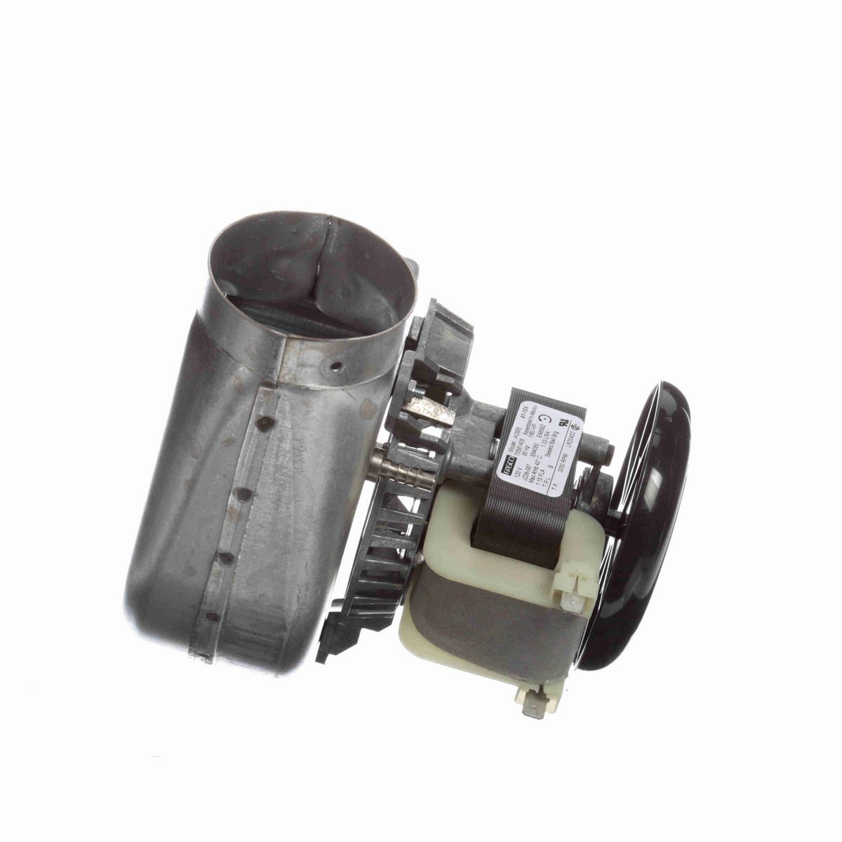 FASCO Round Outlet Shaded Pole OEM Replacement Draft Inducer Blower, 120 Volts, Flange: No - A068