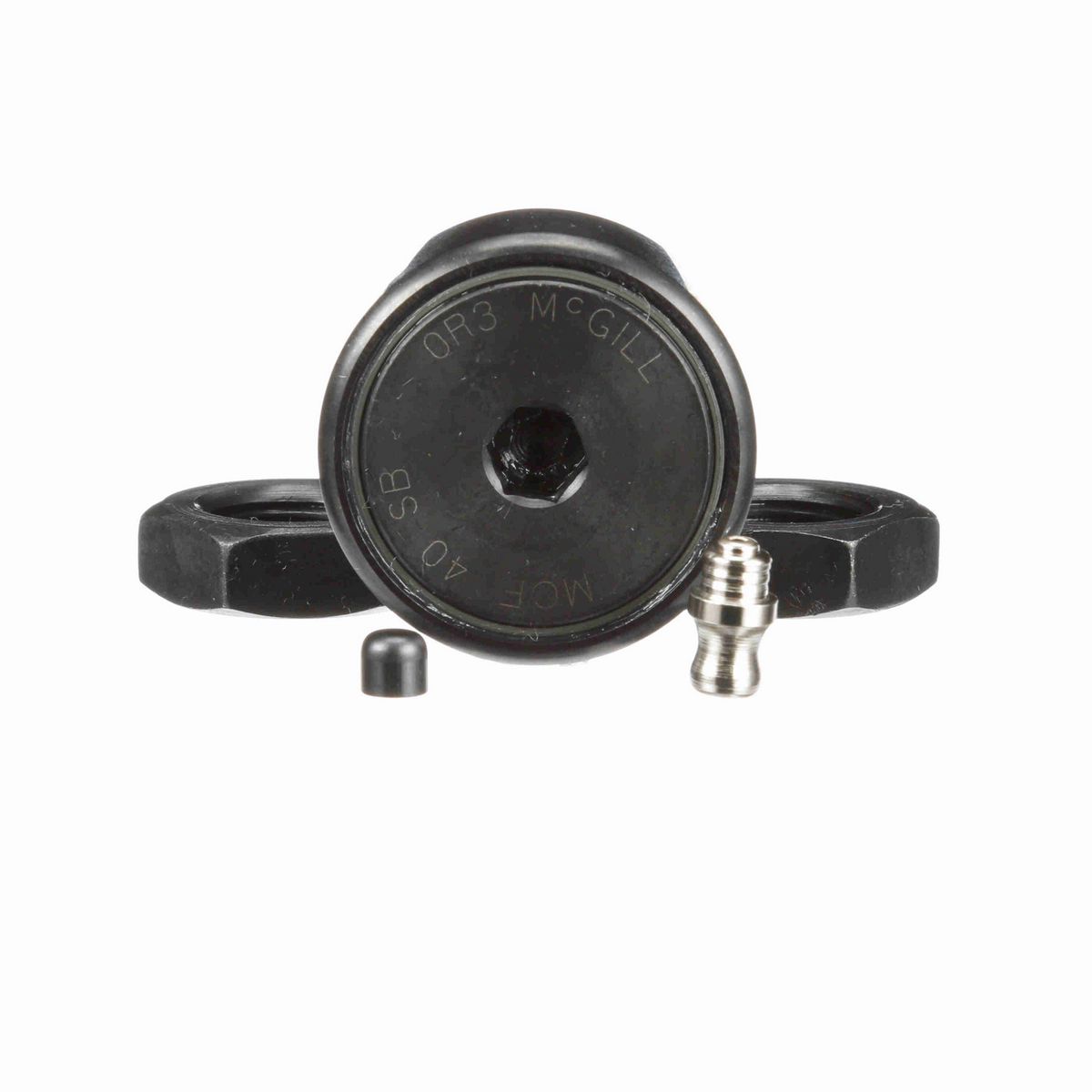 Опорный ролик с цапфой McGill CAMROL MCF 40 SB, бочкообразный, с уплотнением, с шестигранным отверстием, метрический