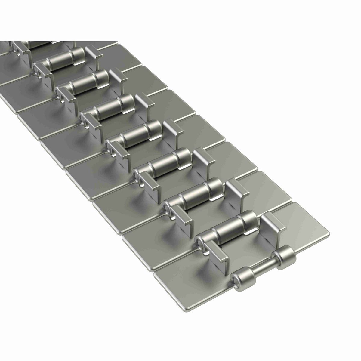 Rexnord 815TAB Straight Running Solid Top, Material: Stainless Steel, Width: 3.25in, Pitch: 1.5in - 763.33.31