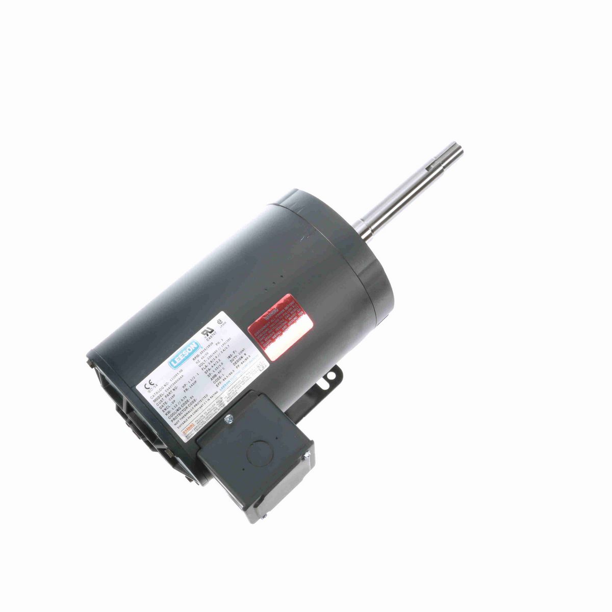 LEESON Close-Coupled Pump Motor, 1.50 & 1 HP, 3 Ph, 60 & 50 Hz, 230/460 & 190/380 V, 3600 & 3000 RPM, 143JP Frame, DP - 122095.00