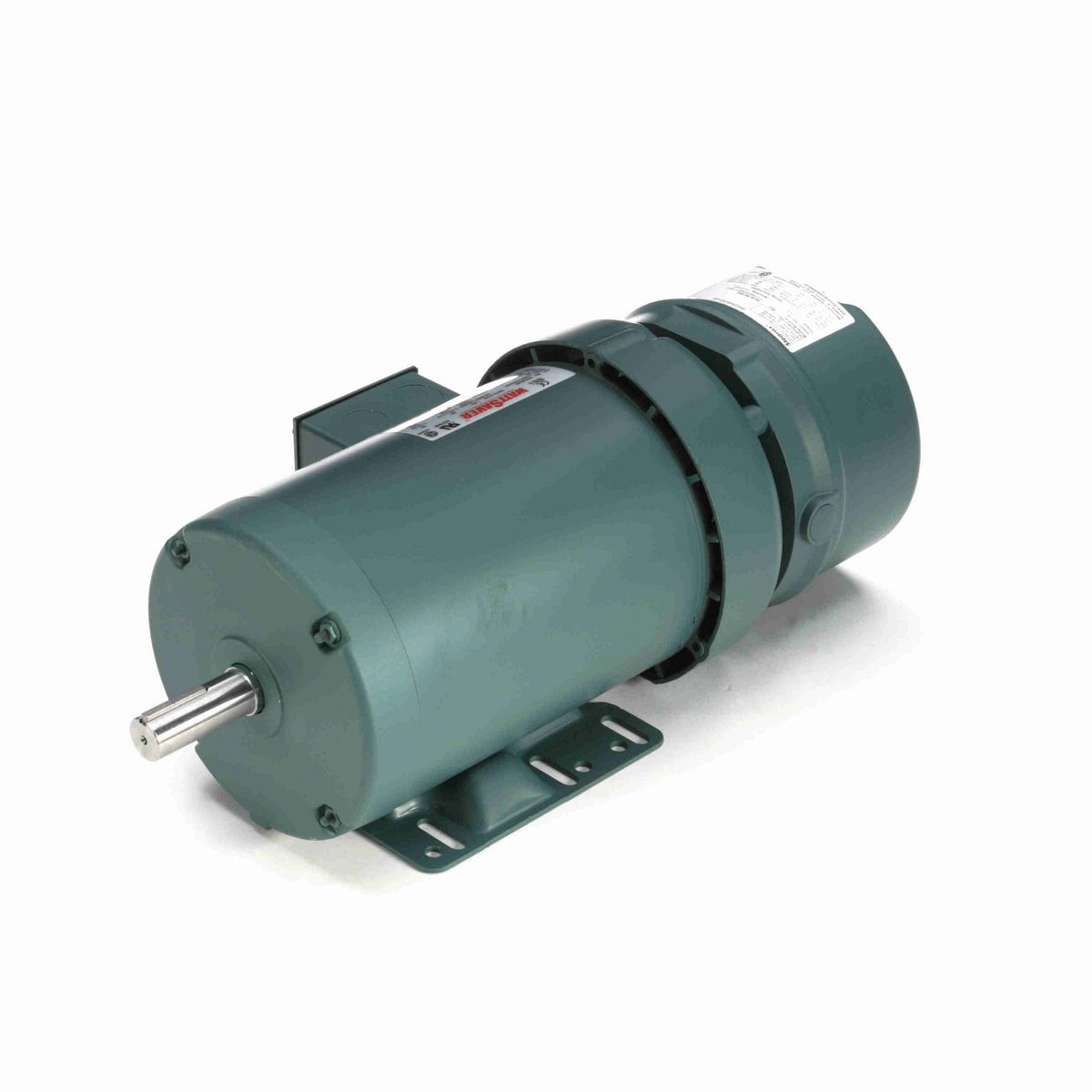LEESON Brake Motor, 1.50 & 1 HP, 3 Ph, 60 & 50 Hz, 230/460 & 190/380 V, 1800 & 1500 RPM, 145T Frame, TEFC - 122246.00
