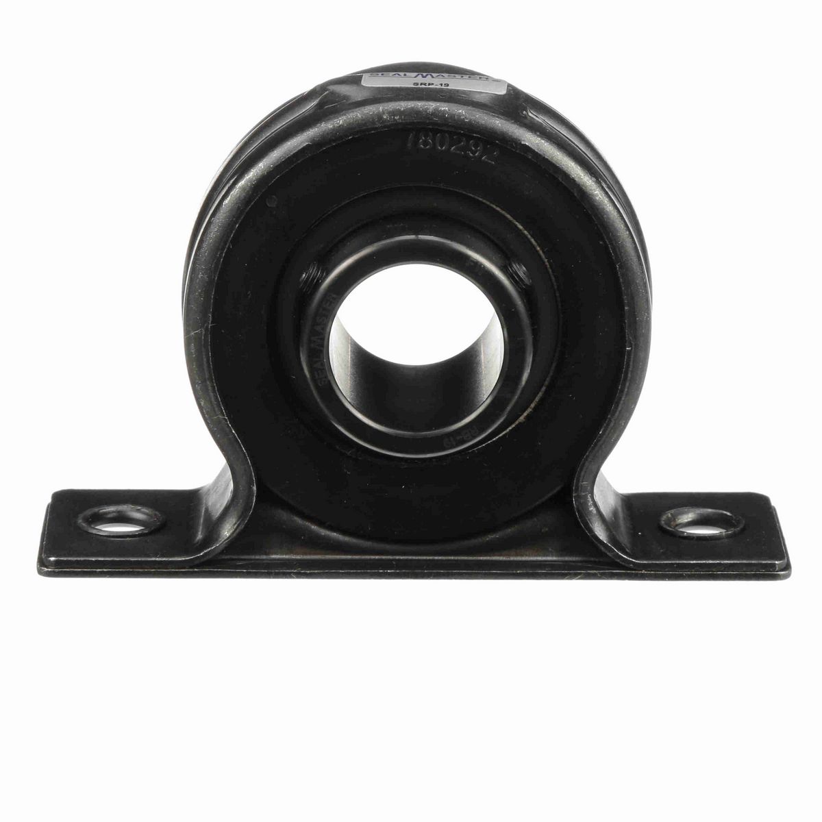 Sealmaster Mounted Stamped Steel Two Bolt Pillow Block Ball Bearing - 52100 Bearing Steel, Black Oxided - Setscrew Lock - SRP-19