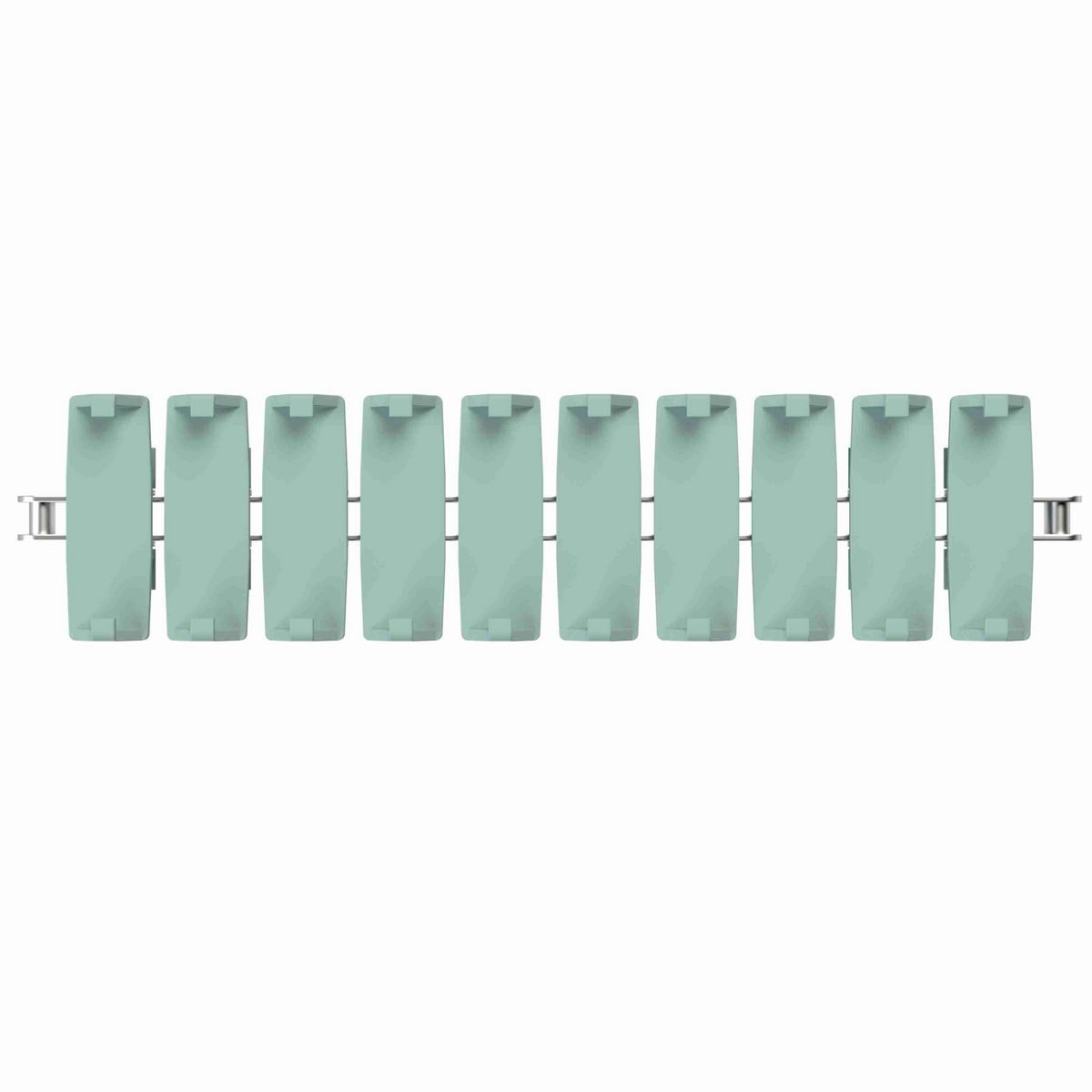 Rexnord 1873TAB SideGrip™ Side-flexing, Material: Heat Stabilized (Green), Width: 3.75in, Pitch: 1.5in - 81426451