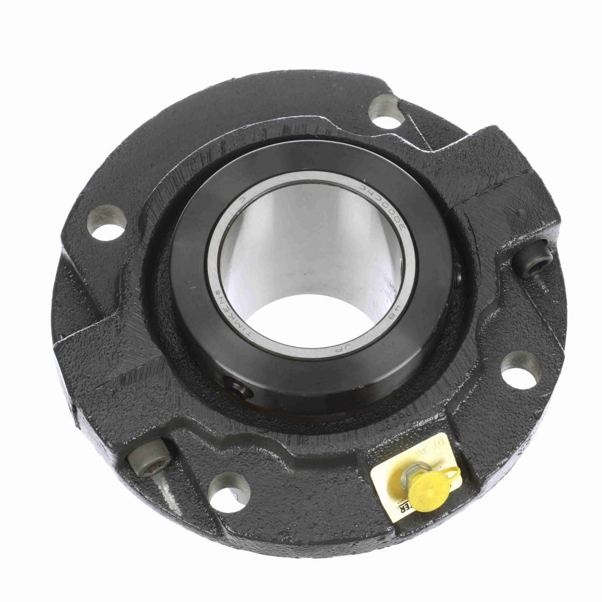 Sealmaster Mounted Cast Iron Piloted Flange Tapered Roller - 52100 Bearing Steel - Double Collar Mount Lock - RFP 300C