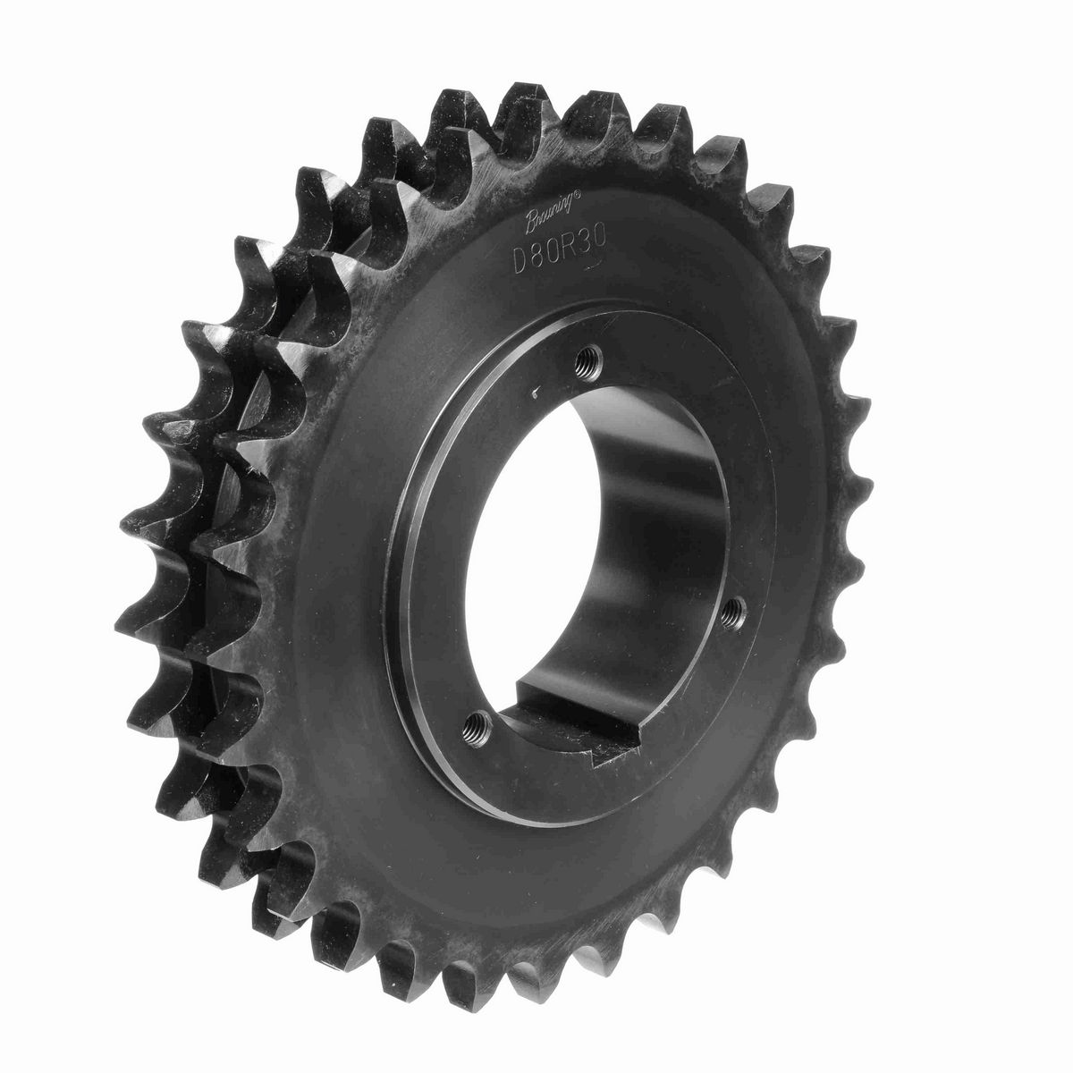 Browning Steel Bushed Bore Roller Chain Sprocket - D80R30