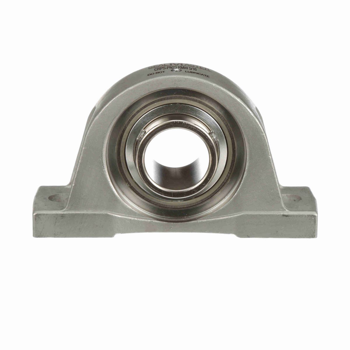 Sealmaster Mounted Stainless Steel Two Bolt Pillow Block Ball Bearing - 52100 Bearing Steel, Phosphorus Nickel Coated - Setscrew Lock - Corrosion Resistant - Reduced Maintenance - Lubed for Life - CRPS-PN23 RMW