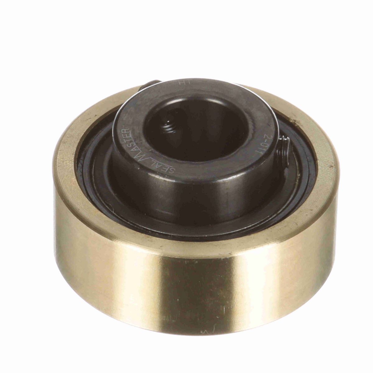 Sealmaster Mounted Insert Only Ball Bearing - 52100 Bearing Steel, Black Oxided - Setscrew Lock - AR-2-011