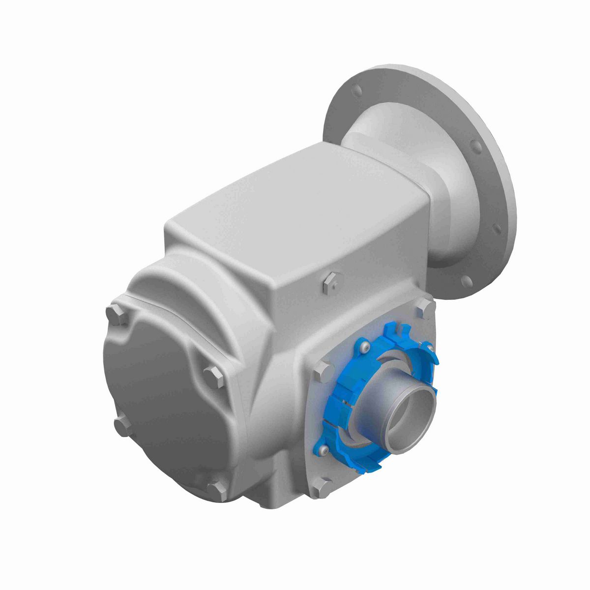 Hub City Stainless Steel HERA Gear Reducer HERA Stainless Steel Helical-Hypoid Reducer - SSHERA45EK 52.50 143TC KLS