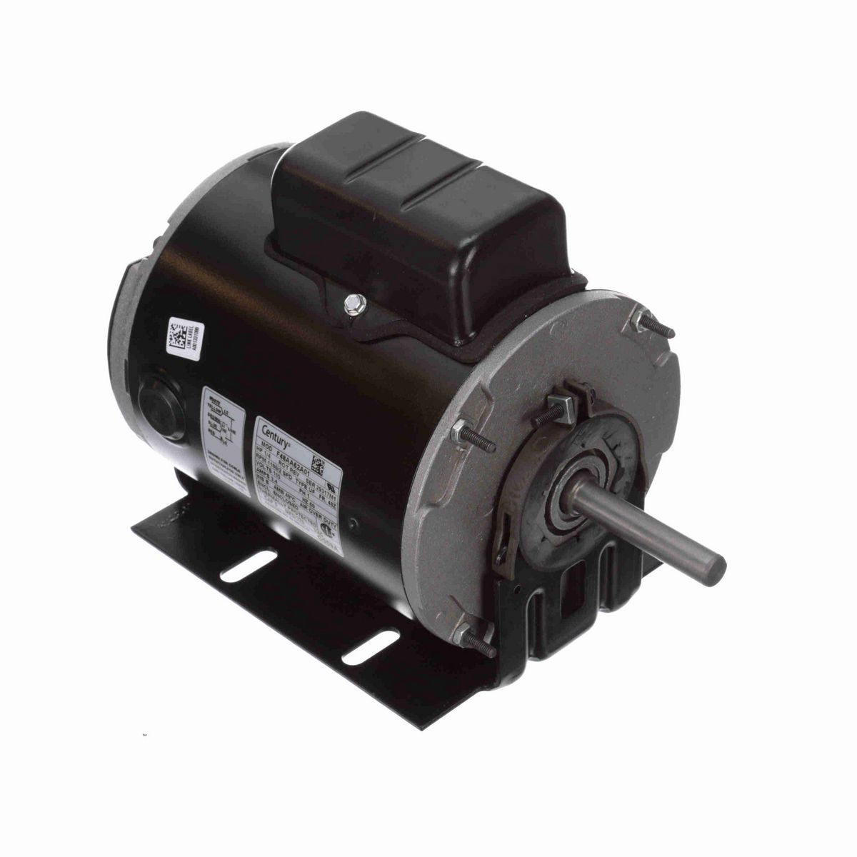 Century Direct Drive Fan Motor, 1/4 HP, 1 Ph, 60 Hz, 115 V, 48Z Frame, TEAO - C059A