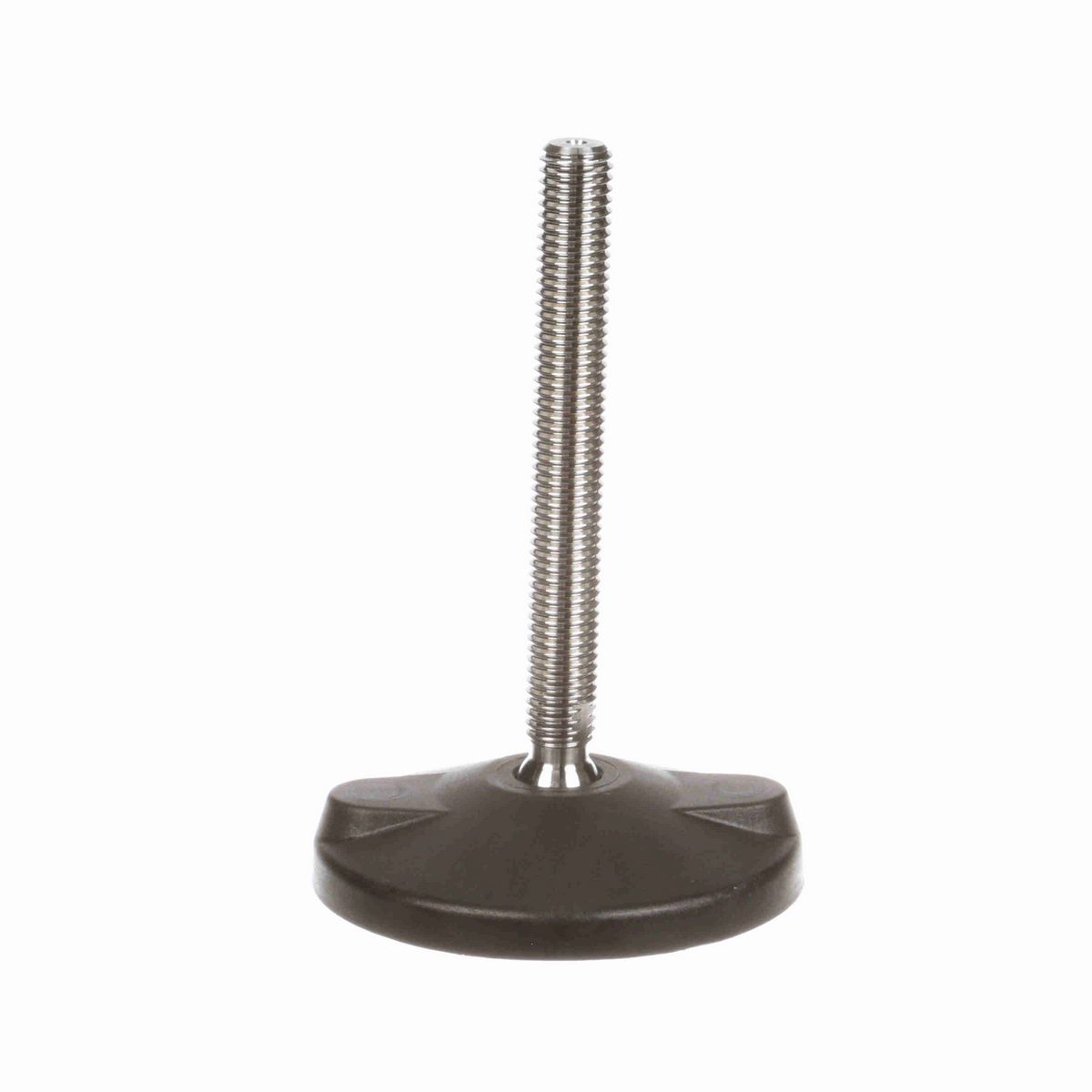 System Plast Articulating Plastic Leveler; Series: VG-511, Base Diameter: 4, Spindle Length: 4.6-in, Thread: 5/8-11 - VG-511-04-S58-L5