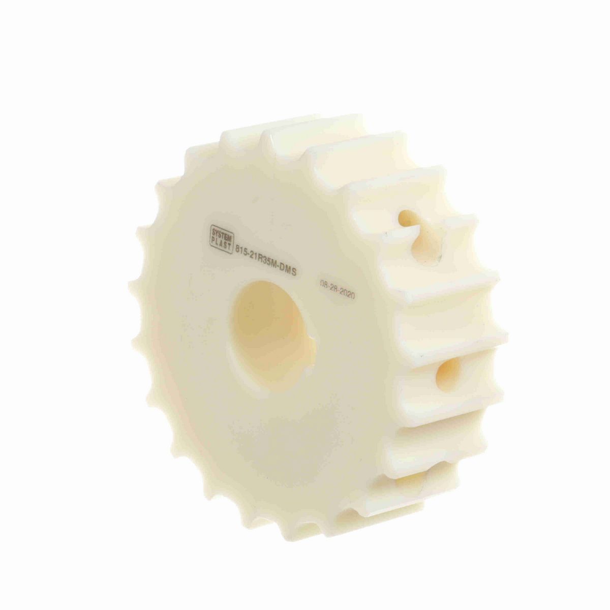 System Plast 815 Series Split Machined Sprocket with 21 Teeth and a 35mm Round Shaft-Ready Bore - 815-21R35M-DMS