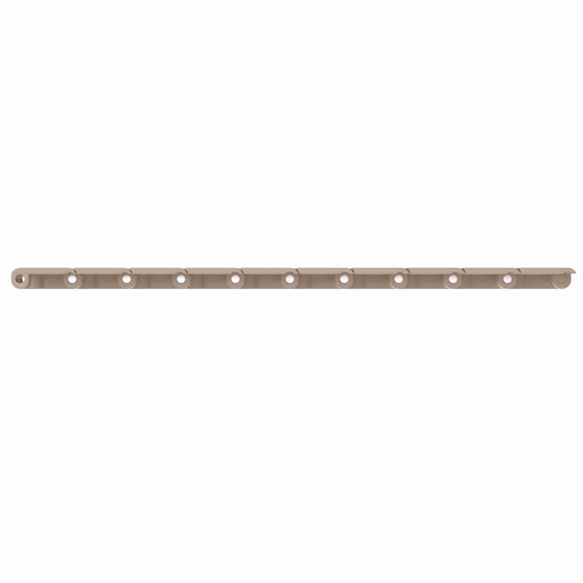 Rexnord 820 Straight Running Solid Top, Material: Tan Low Friction, Width: 3.3in, Pitch: 1.5in - 750.42.35