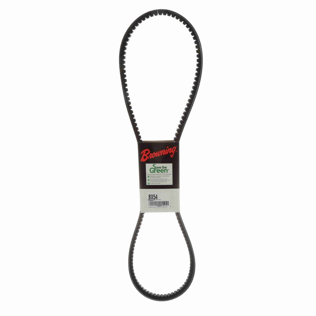 Browning EPDM Notched Belt 98% Efficient - BX54