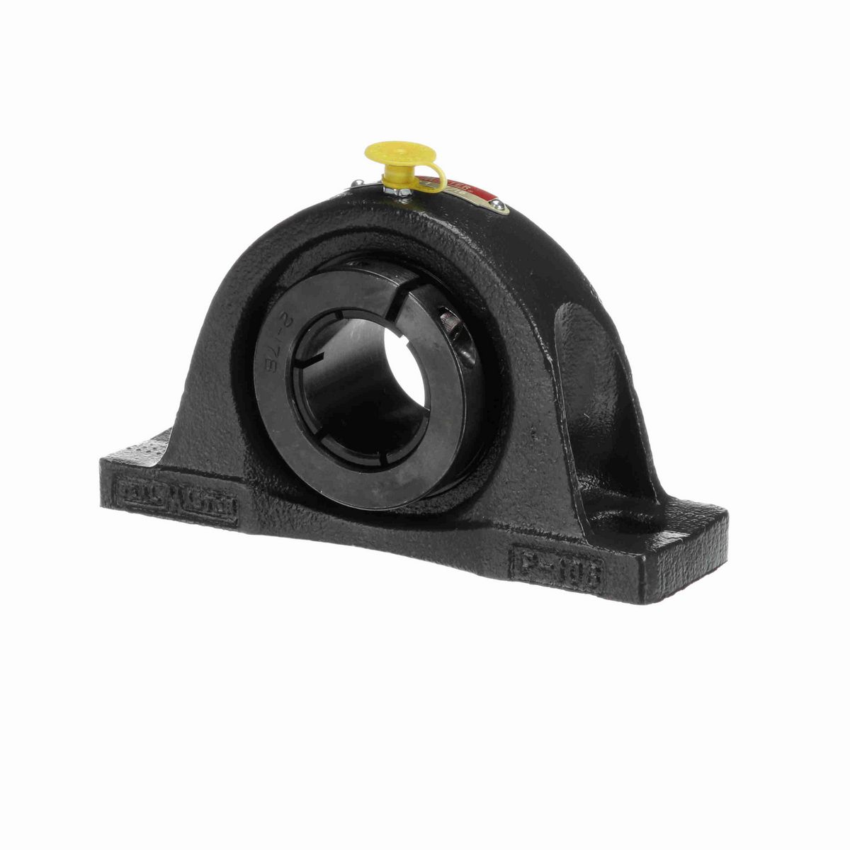 Sealmaster Mounted Cast Iron Two Bolt Low Base Pillow Block Ball Bearing - 52100 Bearing Steel, Black Oxided - Concentric Lock - NPL-23TC