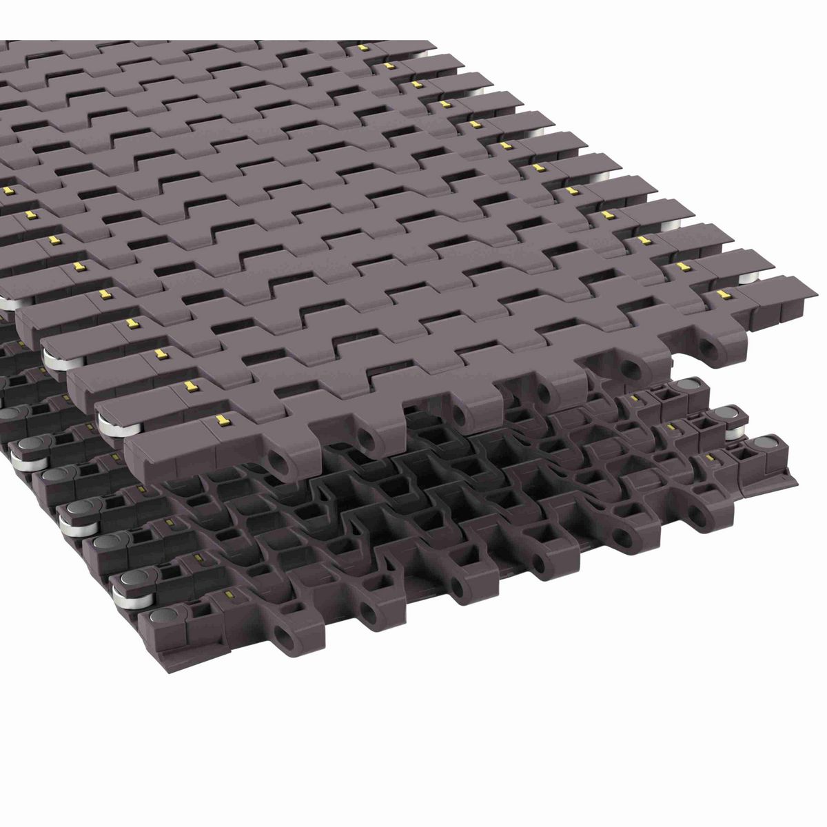 Rexnord 7966B Side-flexing Flush Grid, Material: Brown High Performance, Width: 15in, Pitch: 1.5in - 10464534