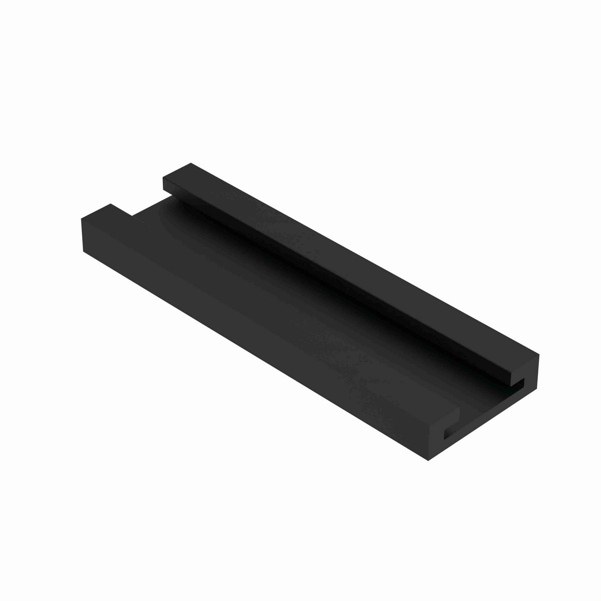 System Plast Tab Straight Track; Length: 6-ft, Series: VT-980, Height: 1-in , Track Width: 3.75-in , Material: NOLU-BR - VT-980-T-S-0325-6